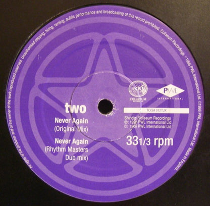 Happy Clappers : Never Again (DJ Promo 2) (12", Promo)