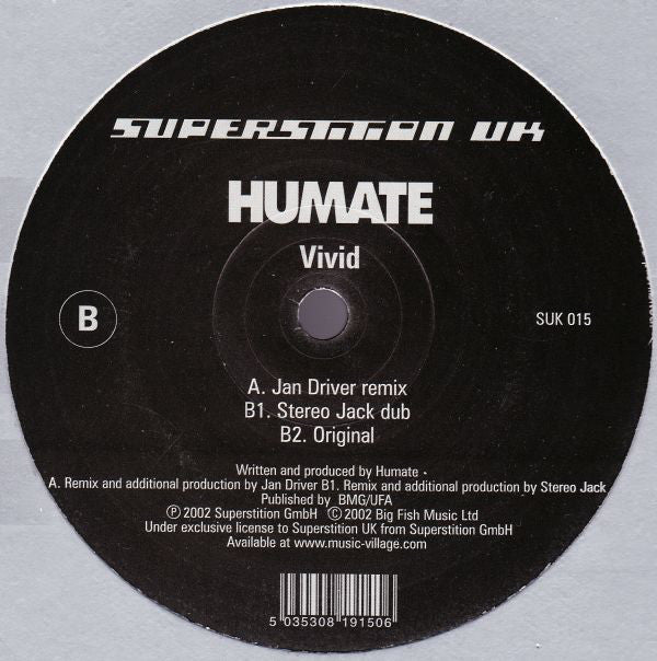 Humate : Vivid (12")