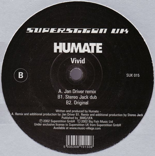 Humate : Vivid (12")