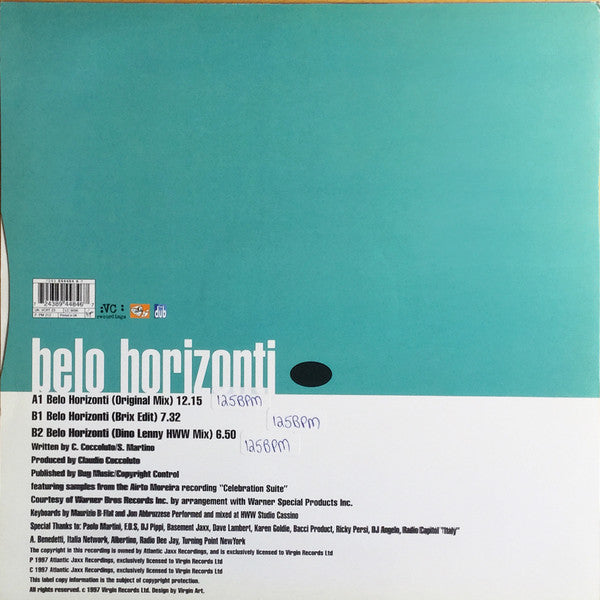 The Heartists : Belo Horizonti (12")