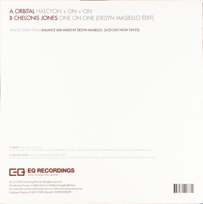 Desyn Masiello : Balance 008 (12" Sampler Part Two) (12", Smplr)