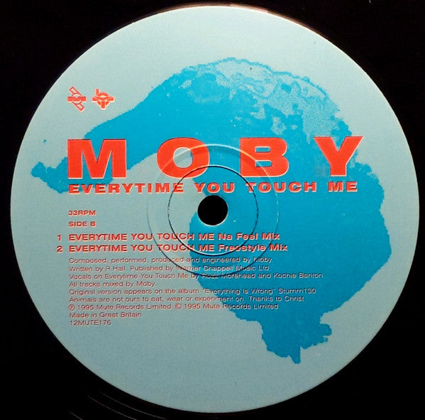 Moby : Everytime You Touch Me (12")