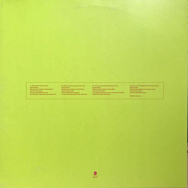 The Human League : These Are The Days (12", Promo, DJ2)