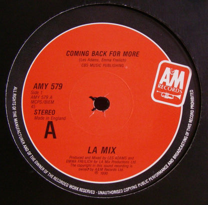 L.A. Mix : Coming Back For More (12")