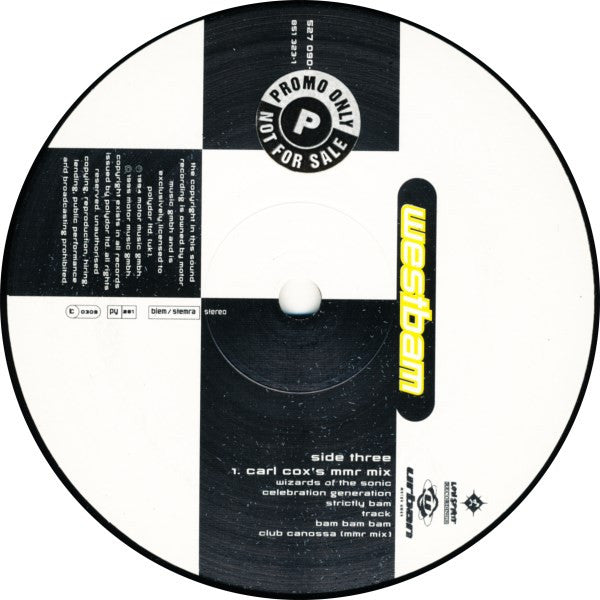 Westbam : Bam Bam Bam...The Album (LP, Album + 12", S/Sided, Etch, Ltd, Mixed)