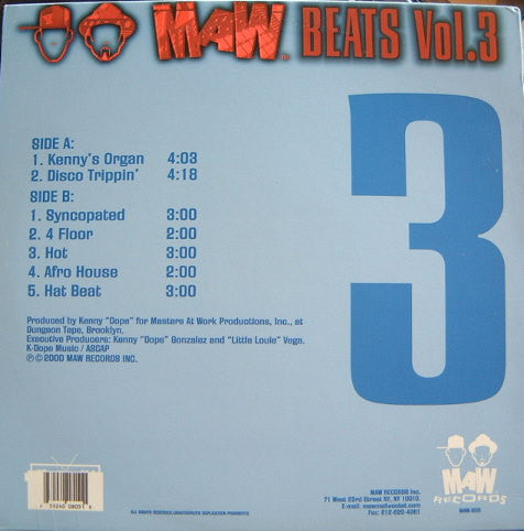 Masters At Work : Beats Vol. 3 (12")