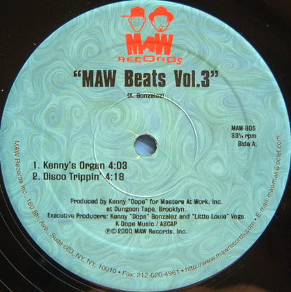 Masters At Work : Beats Vol. 3 (12")