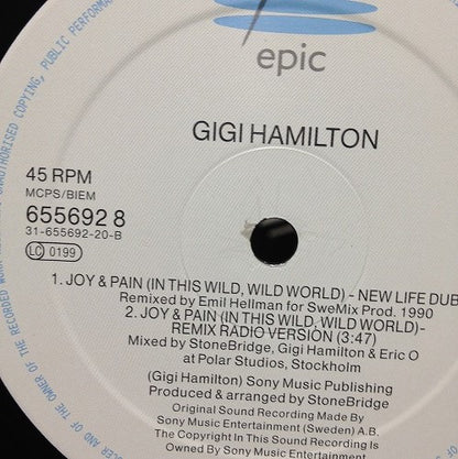 Gigi Hamilton : Joy & Pain  (In This Wild, Wild World) (12")
