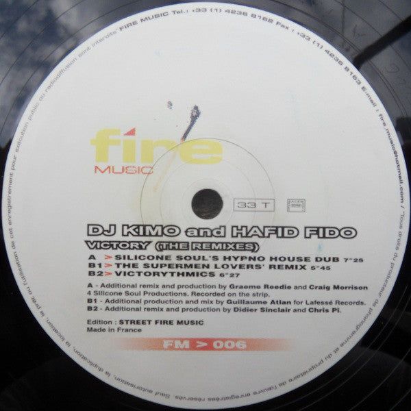 DJ Kimo & Hafid Fido : Victory (The Remixes) (12")