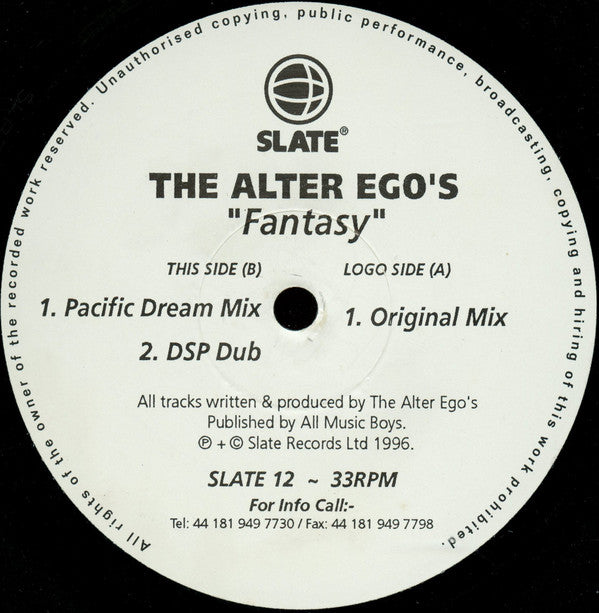 The Alter Ego's : Fantasy (12")