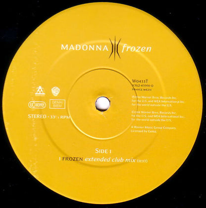 Madonna : Frozen (12", Single)