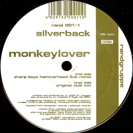 Silverback : Monkey Lover (12")