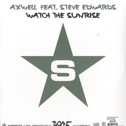 Axwell : Watch The Sunrise (12")
