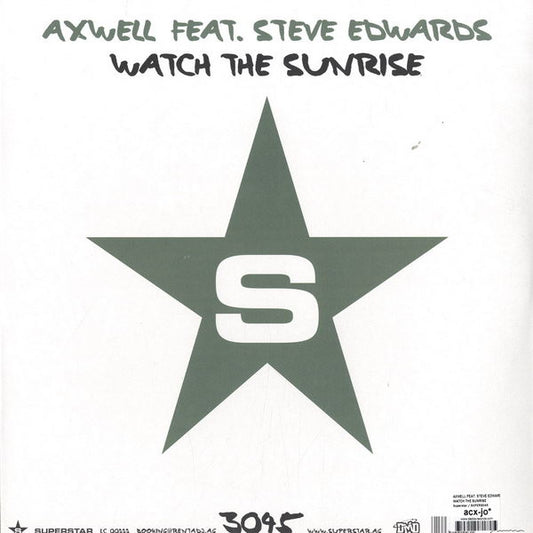 Axwell : Watch The Sunrise (12")