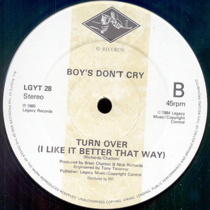 Boys Don't Cry : I Wanna Be A Cowboy (12")