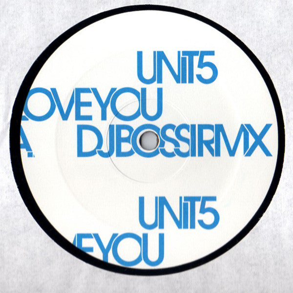 Unit 5 : I Love You (12", Promo)
