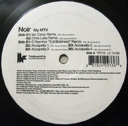 Noir : My MTV (12")