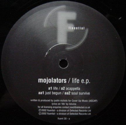 Mojolators : Life E.P. (12", EP)