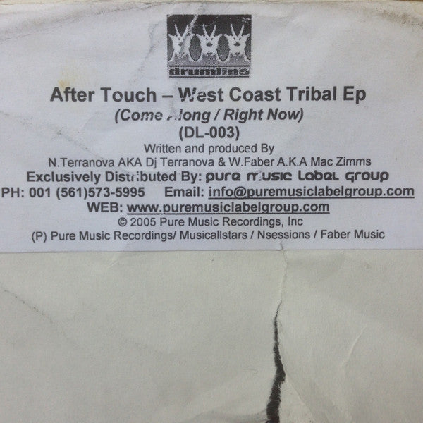 After Touch (3) : West Coast Tribal EP (12", EP)