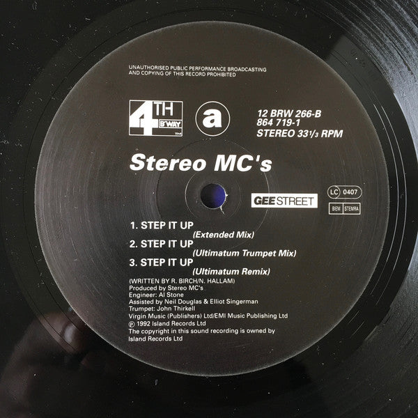 Stereo MC's : Step It Up (12", DFI)