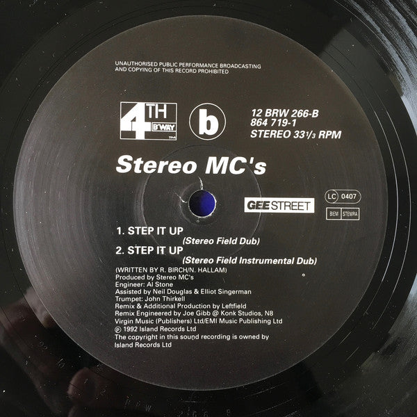 Stereo MC's : Step It Up (12", DFI)