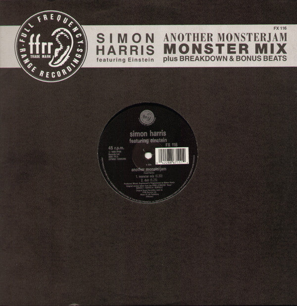 Simon Harris Featuring Einstein (2) : Another Monsterjam (12")