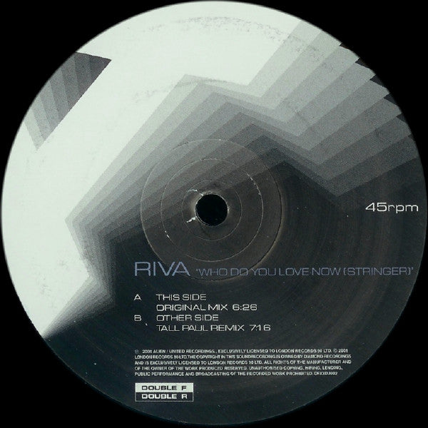 Riva : Who Do You Love Now? (Stringer) (2x12", Promo)