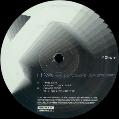Riva : Who Do You Love Now? (Stringer) (2x12", Promo)