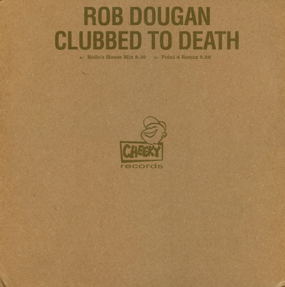 Rob Dougan : Clubbed To Death (12", Promo)
