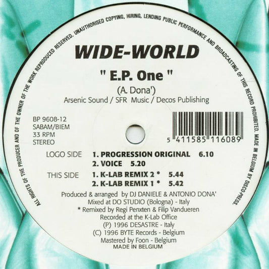 Wide-World : E.P. One (12", EP)