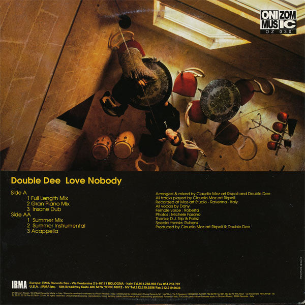 Double Dee : Love Nobody (12")