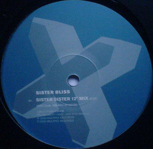Sister Bliss : Sister Sister (12", Promo, Blu)
