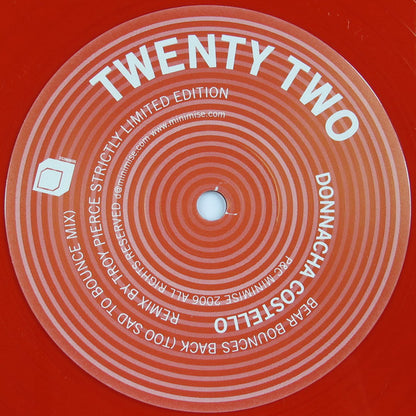 Donnacha Costello : Bear Bounces Back (Too Sad To Bounce Mix) (12", S/Sided, Ltd, Red)