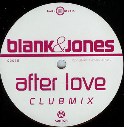 Blank&Jones* : After Love (12")