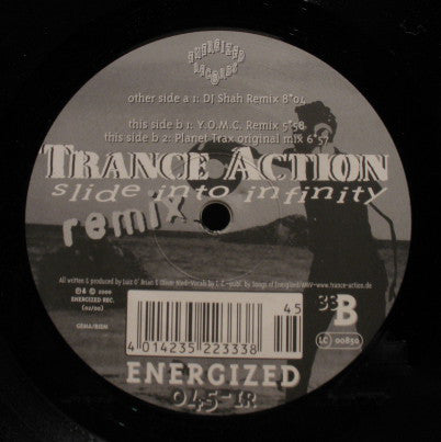 Trance Action : Slide Into Infinity (Remixes) (12")