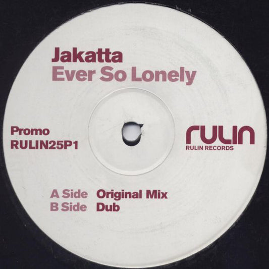 Jakatta : Ever So Lonely (12", Promo)
