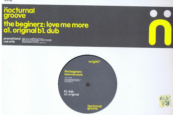 The Beginerz : Love Me More (12", Promo)