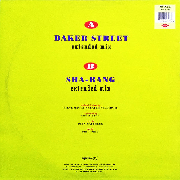 Undercover : Baker Street (12")