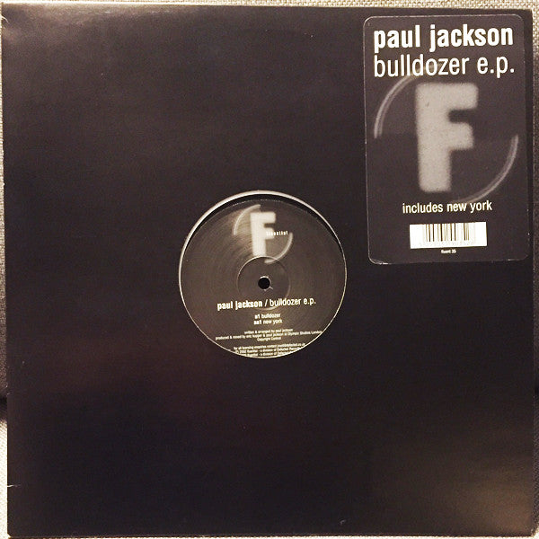 Paul Jackson : Bulldozer EP (12", EP)