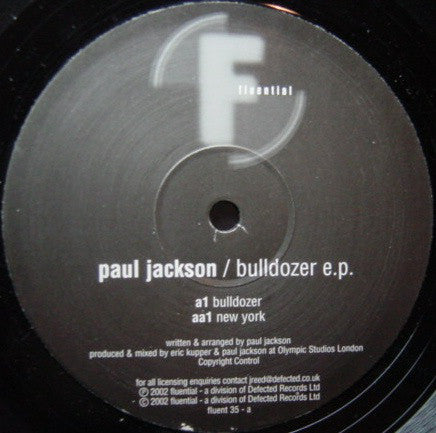 Paul Jackson : Bulldozer EP (12", EP)