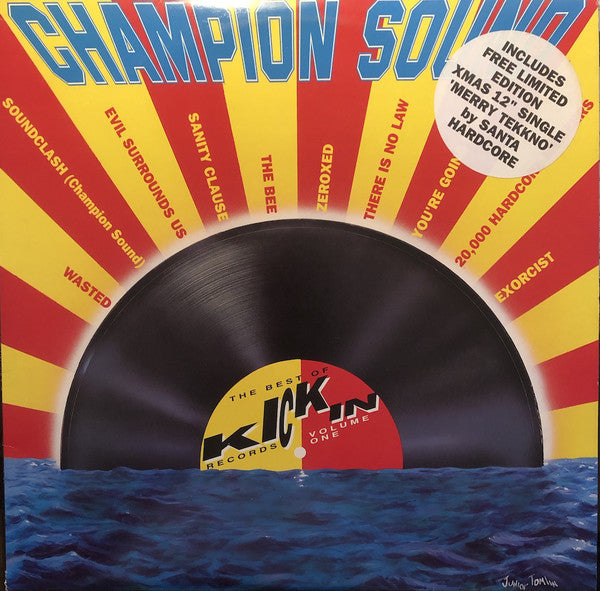 Various : Champion Sound (The Best Of Kickin Records Volume One) (LP, Comp + 12")