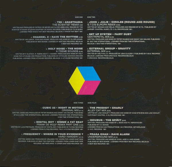 Various : XL-Recordings: The Second Chapter - Hardcore European Dance Music (2x12", Album, Comp)