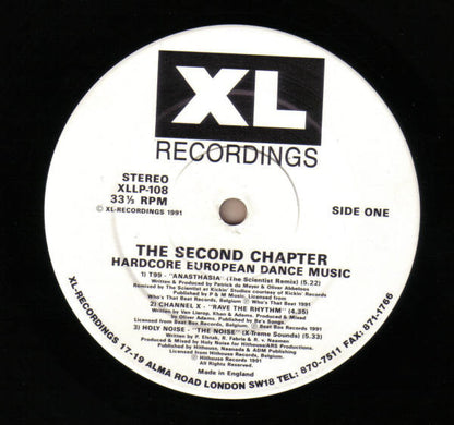 Various : XL-Recordings: The Second Chapter - Hardcore European Dance Music (2x12", Album, Comp)
