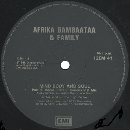 Afrika Bambaataa & Family Featuring UB40 : Reckless (Vocal Wildstyle Mix) (12")