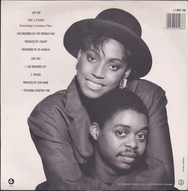 Mica Paris Featuring Courtney Pine : Like Dreamers Do (12")