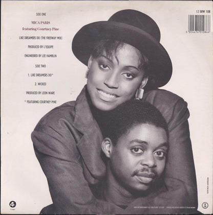 Mica Paris Featuring Courtney Pine : Like Dreamers Do (12")