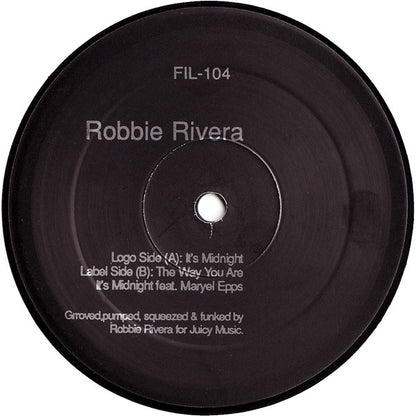Robbie Rivera : It's Midnight (12")