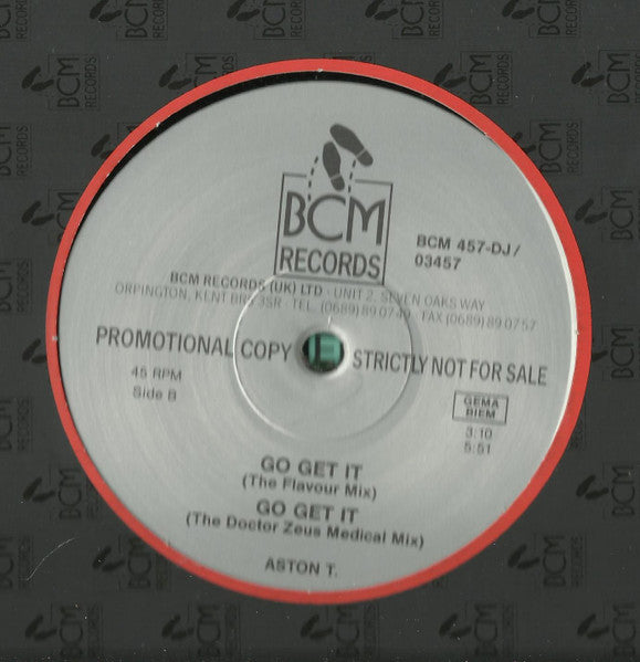 Aston T. : Go Get It (12", Maxi, Promo)
