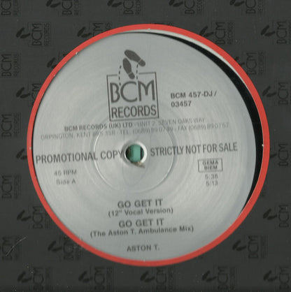 Aston T. : Go Get It (12", Maxi, Promo)