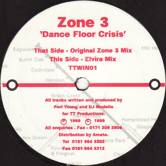 Zone 3 : Dance Floor Crisis (12")